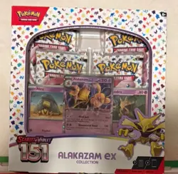 Pokemon 151 Alakazam EX Collection Box Sealed - Image 1