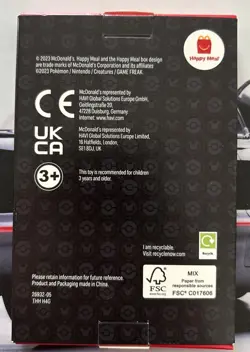McDonald’s Sealed Pokemon Cards 2023 (Quaxly) Sealed New In Pack UK - Image 2