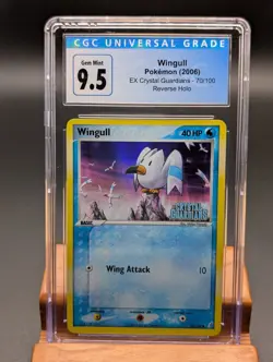 2006 Pokemon EX Crystal Guardians Wingull Reverse Holo #70 CGC Gem Mint 9.5/10 - Image 1