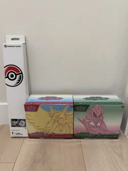 Pokemon Center Paradox Rift Elite Trainer Box Set (2) & Playmat - Image 1