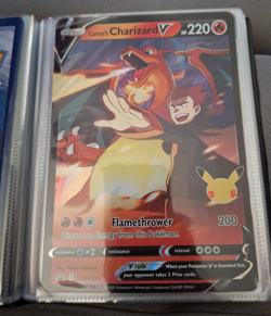 Pokemon Card JUMBO Lances' Charizard V SWSH133 JUMBO Black Star Promo - Image 1