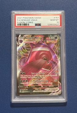 Pokemon TCG Gengar VMAX 157/264 Full Art Ultra Rare, Fusion Strike - PSA 10 - Image 1