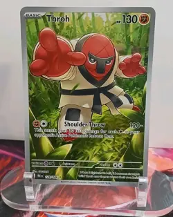 Throh 128/086 Pokemon Black Bolt Holo Illustration Rare NEAR MINT - Image 1