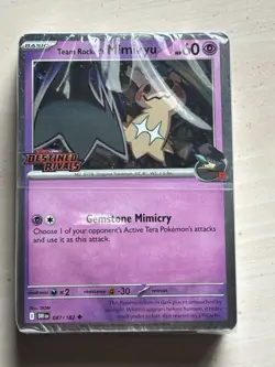 Mimikyu Stamped Destined Rivals Sealed Deck Build And Battle Box Pokemon - Image 3