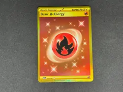 Pokemon TCG Basic Fire Energy Sv03: Obsidian Flames 230/197 Holo Hyper Rare - Image 1
