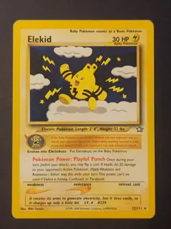 Pokemon Elekid 22/111 & Elektek 20/102│Neo Genesis 2000 & Base-Set 99│LP│ DE - Image 4