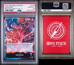 Sakazuki (Pirates Party Vol. 7) P-076 One Piece Promotion Cards Regular PSA 10 - Image 3