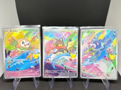 Pokemon 2026 First Partners Illustration Collection Promo Alola Starters - Image 1