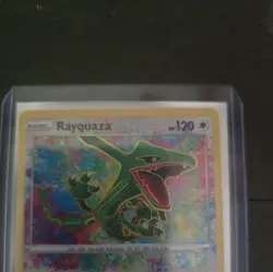 Rayquaza 138/185 (NM) - SWSH04: Vivid Voltage - Amazing Rare - Pokemon TCG - Image 3