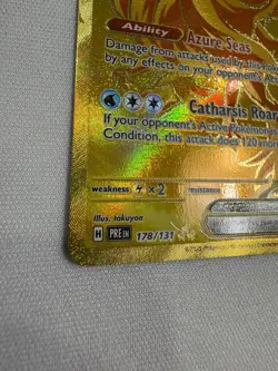 Pokemon Prismatic Evolutions Hyper Rare Gold Walking Wake EX NM-M 178/131 - Image 2