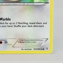 Fletchling RC25/RC32 Pokemon Generations Radiant Collection Regular LP - Image 4