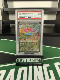 VENUSAUR EX SPECIAL ILLUSTRATION RARE POKEMON MEW EN-151 2023 198 PSA 9 - SV151 - Image 1