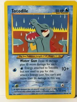 Totodile 085/105 Neo Destiny NM Pokemon Fast Shipping - Image 1