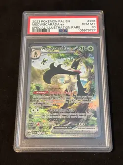 PSA 10 Meowscarada EX SIR - 256/193 Paldea Evolved Pokemon Scarlet and Violet - Image 1
