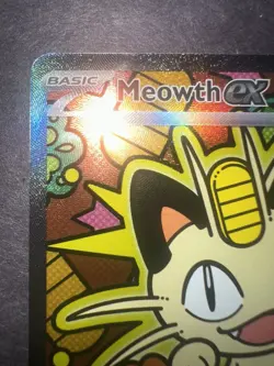 Pokemon TCG Meowth ex 121/088 Special Illustration Rare Perfect Order Prerelease - Image 3