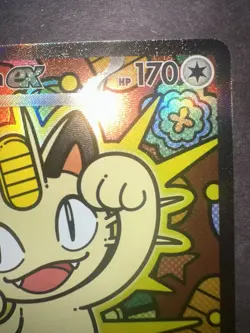 Pokemon TCG Meowth ex 121/088 Special Illustration Rare Perfect Order Prerelease - Image 4