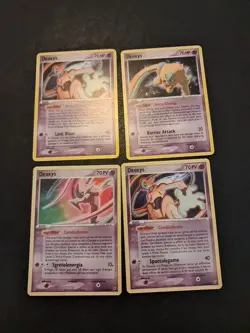 lotto carte pokemon vintage Ex Deoxys 16/17/18 Ita Eng Ottime Condizioni - Image 1