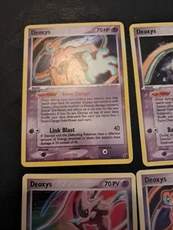 lotto carte pokemon vintage Ex Deoxys 16/17/18 Ita Eng Ottime Condizioni - Image 2