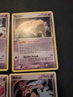 lotto carte pokemon vintage Ex Deoxys 16/17/18 Ita Eng Ottime Condizioni - Image 3