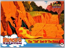POKEMON TOPPS THE FIRST MOVIE THE "TAIL" END OF THE RACE #50 NON HOLO NM - Image 1