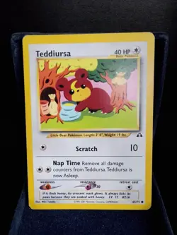 Pokemon TGC Teddiursa 65/75 Neo Discovery English - Image 1