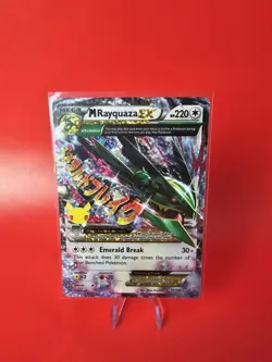 POKEMON TCG MEGA M RAYQUAZA EX 76/108 HOLO NM CELEBRATIONS - Image 1