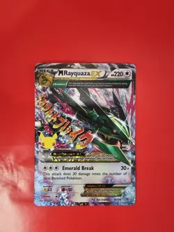 POKEMON TCG MEGA M RAYQUAZA EX 76/108 HOLO NM CELEBRATIONS - Image 3
