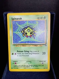 Pokemon TCG Spinarak 64/75 Neo Discovery English Vintage - Image 1
