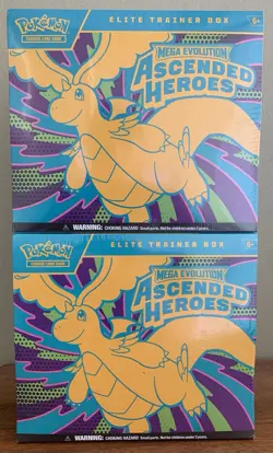 2X Pokemon TCG Ascended Heroes Elite Trainer Boxes ETBs Factory Sealed - Image 1