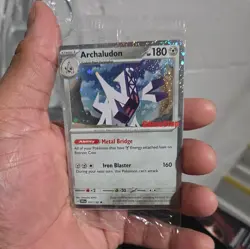 Archaludon 107/142 Stellar Crown GameStop Stamp Promo SEALED Cosmos Pokemon TCG - Image 1
