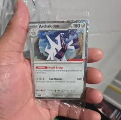 Archaludon 107/142 Stellar Crown GameStop Stamp Promo SEALED Cosmos Pokemon TCG - Image 2
