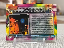 1999 Topps Pokemon the First Movie #21 (Introductions) Blue Logo NM - Image 2