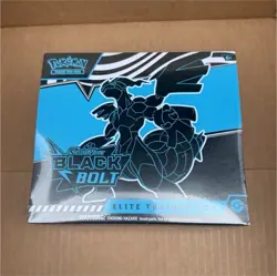 Pokemon Scarlet & Violet Black Bolt Elite Trainer Box Zekrom Thundurus Meloetta - Image 1