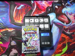 HEAVY! GOD PACKUU SIRUU 22.34g Prismatic Evolutions Pokemon TCG Booster (SEALED) - Image 1