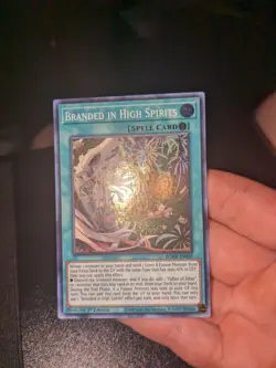 *** BRANDED IN HIGH SPIRITS *** SUPER RARE 1ST EDITION (NM) BODE-EN055 YUGIOH! - Image 1