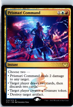 Prismari Command (214) - Normal - Strixhaven: School of Mages (STX) - NM - Image 1