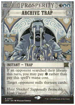 Outlaws of Thunder Junction: Breaking News #7 Archive Trap - Image 1