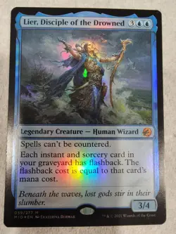 Magic the Gathering: Lier, Disciple of the Drowned Innistrad: Midnight Hunt Foil - Image 1
