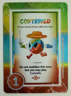 SDCC 2025 Doomlings Exclusive Holofoil Contrived Special Edition Card 4/4 - Image 1
