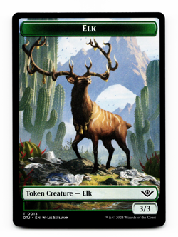 Elk Token (0013) - [Outlaws of Thunder Junction] MTG - LP 🌳 - Image 1