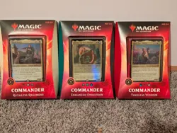 WotC Magic the Gathering - Ikoria: Lair of Behemoths Commander Decks Lot of 3 630509943586 - Image 1