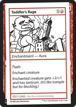 MTG Toddler's Rage ** Mystery Booster 2 ** English - Image 1
