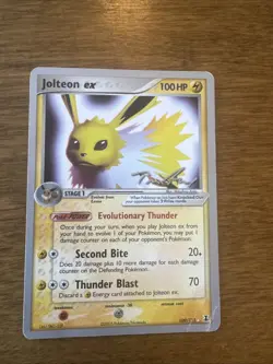 Pokemon TCG Jolteon EX 109/113 Card, World Championships 2007 - Image 1