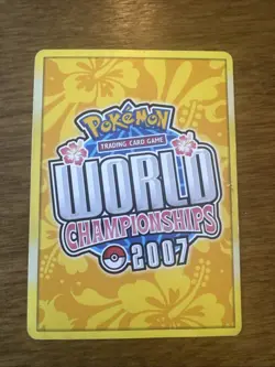 Pokemon TCG Jolteon EX 109/113 Card, World Championships 2007 - Image 2