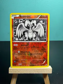 Reshiram 28/113 Reverse Holo Rare B&W Legendary Treasures - Pokemon Card - Image 1