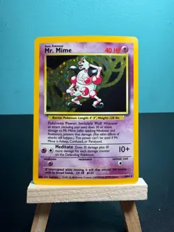 Mr. Mime Jungle 6/64 Holo Pokemon 1999 Wizards - Image 1