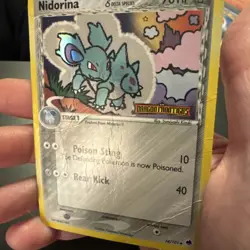 Nidorina 34/101 Pokemon Reverse Holo Stamped EX Dragon Frontiers Delta Species - Image 1