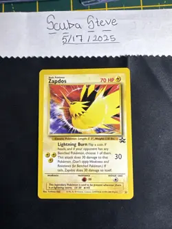 Pokemon Black Star Promo Zapdos 23 - Image 1