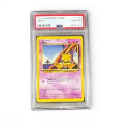 PSA 10 Abra 1999 Base Set #43 Pokemon GEM MINT Psychic Vintage Card 🔮 - Image 1