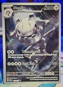 Pokemon Mega Evolution Steelix 150/132 Illustration Rare - Image 1